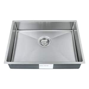 Specialty Series Stainless Steel 23 in. Single Bowl Undermount Kitchen Sink Package