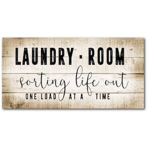 Laundry Room Gallery-Wrapped Canvas Nature Wall Art 24 in. x 12 in.