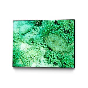 "Under Water" by Peter Morneau Framed Abstract Wall Art Print 14 in. x 11 in.