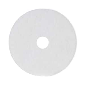 Boardwalk Polishing Floor Pads, 17 in. Dia, White, (5-Carton ...