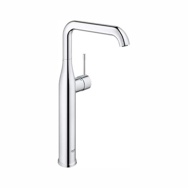 GROHE Essence New Single Hole Single-Handle Bathroom Faucet in StarLight Chrome