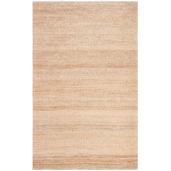 SAFAVIEH Marbella Natural/Ivory 4 ft. x 6 ft. Solid Area Rug