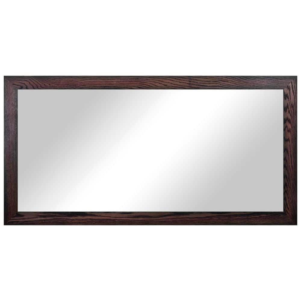 3 in Black Cherry Frame (62 in. W x 33 in. H) Oak Hardwood Rectangle Wall Mirror price history on PriceWatchPro