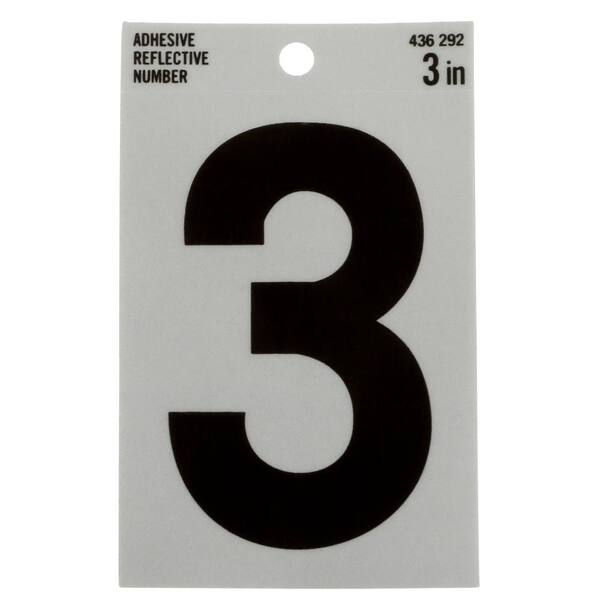 Reviews for Everbilt 3 in. Vinyl Reflective Number 3 Pg 4 The Home
