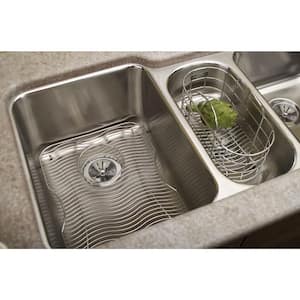 Lustertone 13 in. x 17 in. Bottom Grid for Kitchen Sink in Stainless Steel