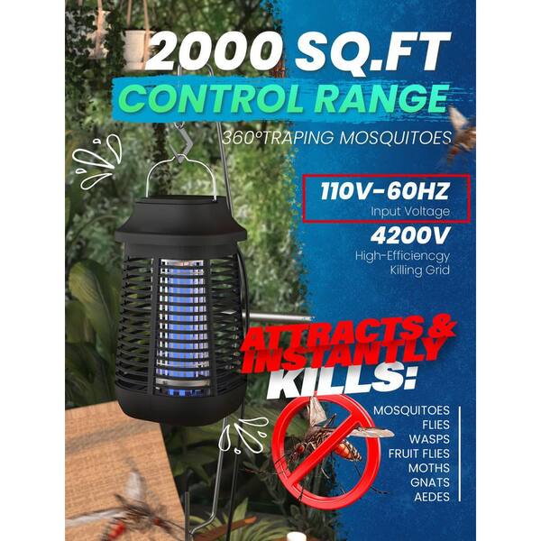 Oyezvary 15-Watt Waterproof Electric Mosquito Zappers Lamp