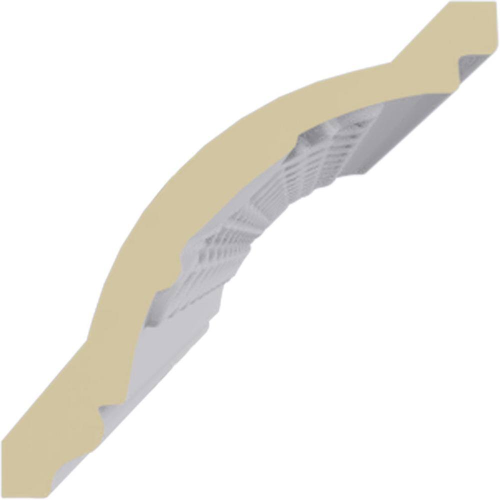 3"H x 3"P x 4 1/4"F x 94 1/2"L, (1 3/4" Repeat), Rachelle Crown Moulding