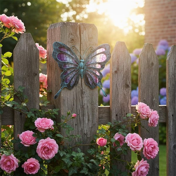 Metal Butterfly Wall Decor YNLIN388 - The Home Depot