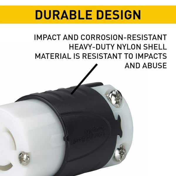 Legrand Pass & Seymour Turnlok 20 Amp 125-Volt NEMA L5-20R Locking