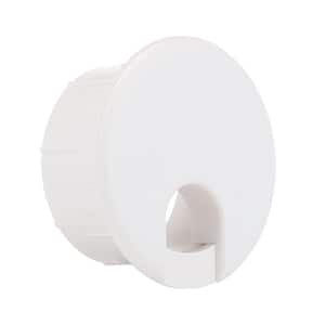 2 in. Furniture Hole Cover, White