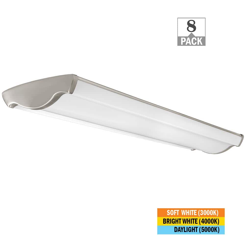 4 ft. Vintage Industrial Integrated LED Shop Light 3600LM 40W Adjustable CC