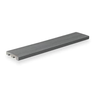 Composite Prime+ 5/4 in. x 6 in. x 8 ft. Square Sea Salt Gray Composite Deck Board (Actual: 0.94 in. x 5.36 in. x 8 ft)