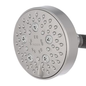 Avira 4-Spray 4 in. Showerhead Featuring HydroBoost in Spot Resist Brushed Nickel