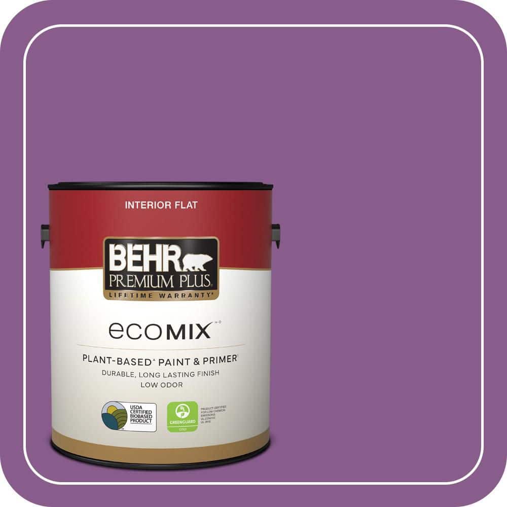 1 gal. #670B-7 Candy Violet Flat EcoMix Plant-Based Interior Paint & Primer price history on PriceWatchPro