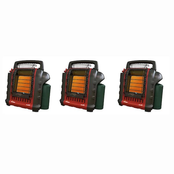 Mr. Heater 9,000 BTU Portable Buddy Outdoor Camping, Hunting Propane Gas Space Heater (3-Pack)