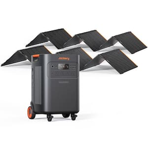 7200-Watt/14400-Watt Peak Solar Generator 5K Plus Push Button Start w/ 2-Pieces 500X Solar Panels for Whole-Home Backup
