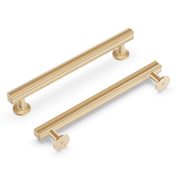 HICKORY HARDWARE 6-5/16 in. (160 mm) Center-to-Center Champagne Bronze Cabinet Handles Bar Pull