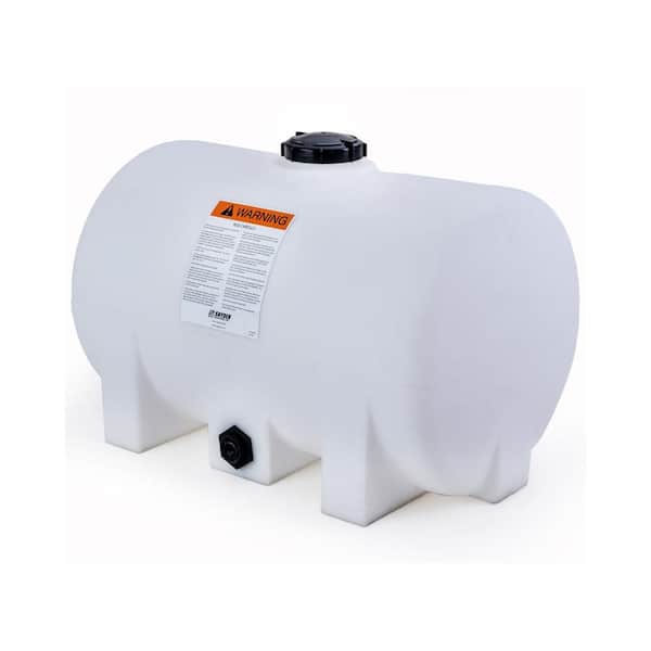 Snyder Industries 300 Gallon Heavy Duty Plastic Horizontal Leg Tank - White