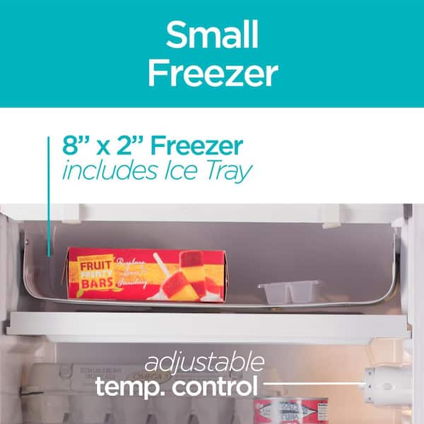 BLACK+DECKER 1.7 cu. ft. Mini Fridge in White With Freezer BCRK17W - The  Home Depot
