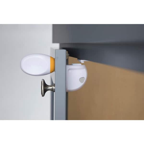 Safety 1st Easy Grip Removable Adhesive Toilet Lock, White