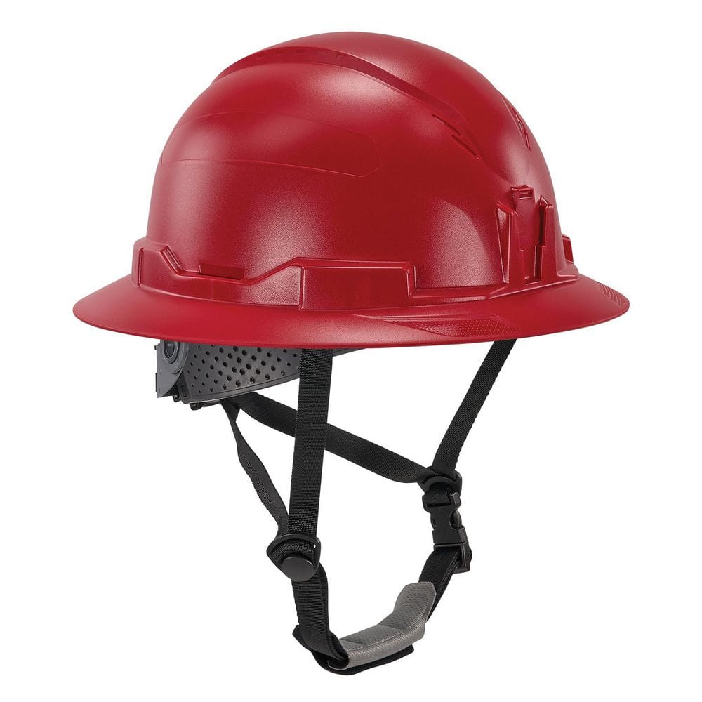 Ergodyne Skullerz Full Brim Red Type 2, Class E - Safety Helmet