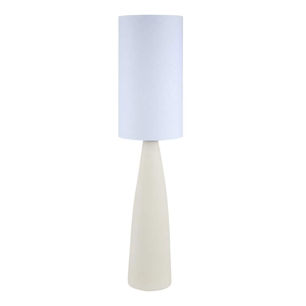 51.5 in. Polished Brass Contemporary 1-Light Non-Dimmable Standard Floor La