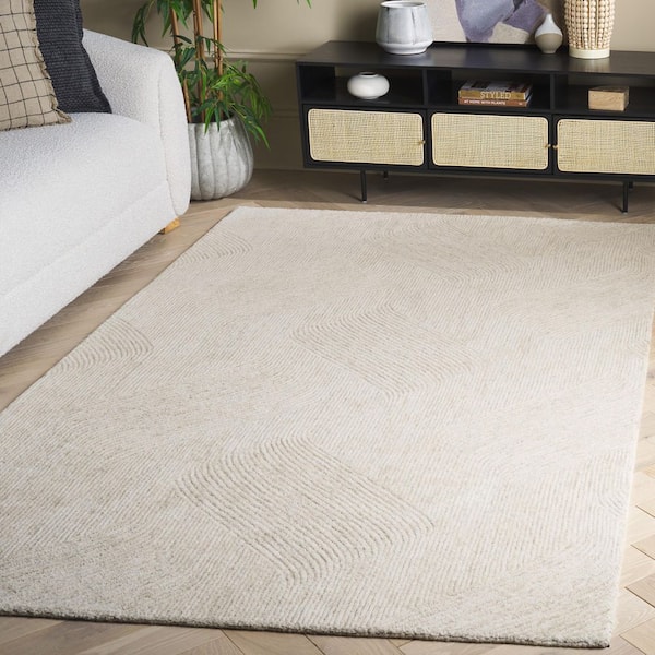 Pine 3 ft. x 5 ft. Light Sage Abstract Solid Area Rug