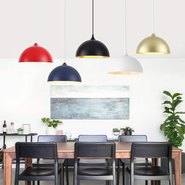 LWYTJO Danialah 1-Light Red Industrial Farmhouse Single LWYTJO Danialah 1-Light Red Industrial Farmhouse Single
