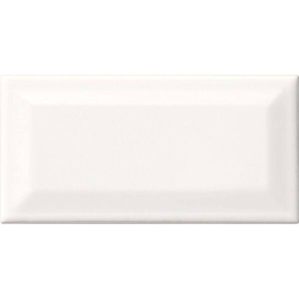 Daltile Prologue Superior White 3 in. x 6 in. Glazed Ceramic Bevel Wall Tile (9.6 sq. ft. / case)