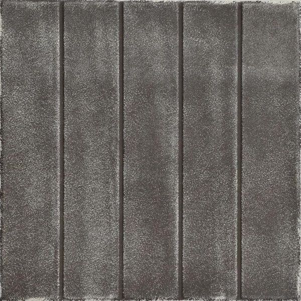 Bead Board Brown Beige 1.6 ft. x 1.6 ft. Decorative Foam Glue Up Ceiling Tile (259.2 sq. ft. /Case)