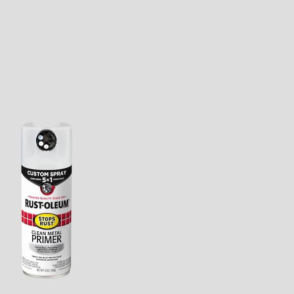 Rust-Oleum Stops Rust 12 oz. Custom Spray 5-in-1 Flat Clean Metal Primer Aerosol Spray (Case of 6)
