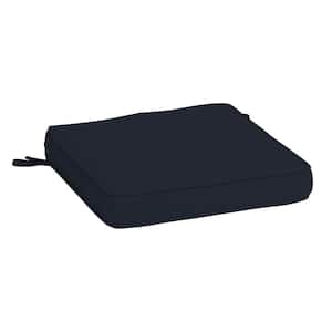 ProFoam 20 in. x 20 in. Classic Navy Blue Square Outdoor Seat Cushion