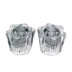 Delta Clear Knob Replacement Handle with Chrome Arrow Button for Tub ...