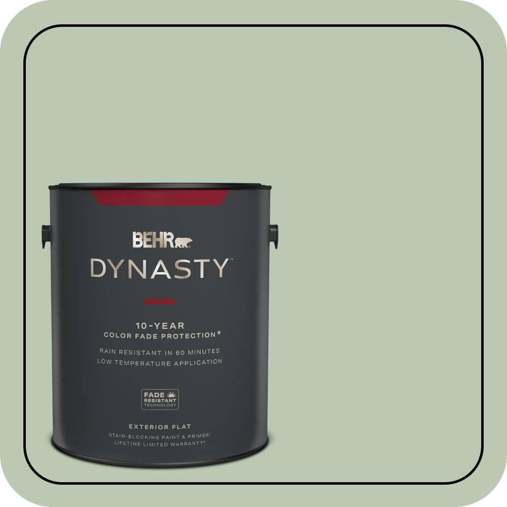 1 gal. #440E-3 Topiary Tint Flat Exterior Stain-Blocking Paint & Primer price history on PriceWatchPro