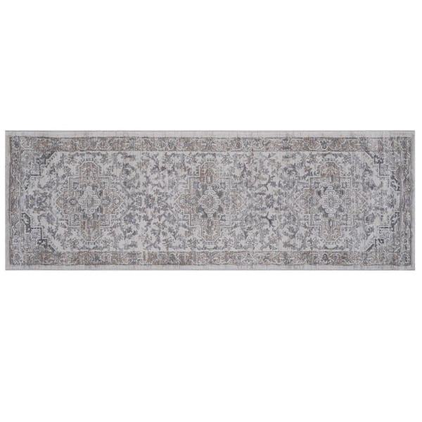 2 ft. x 8 ft. Blue Rectangle Washable for Bedroom, Dining Room, Living Room Area Rug