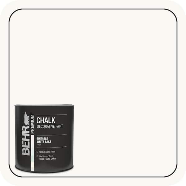 1 qt. White Interior Chalk Decorative Paint