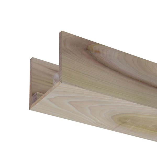 Ornamental Mouldings 5.5 in. W x 5.5 in. D x 92 in. L Rustic Poplar Box Faux Beam