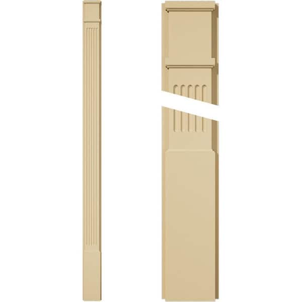 Ekena Millwork 2 in. D x 6 in. W x 96 in. L Primed Polyurethane Pilaster 1- Pack