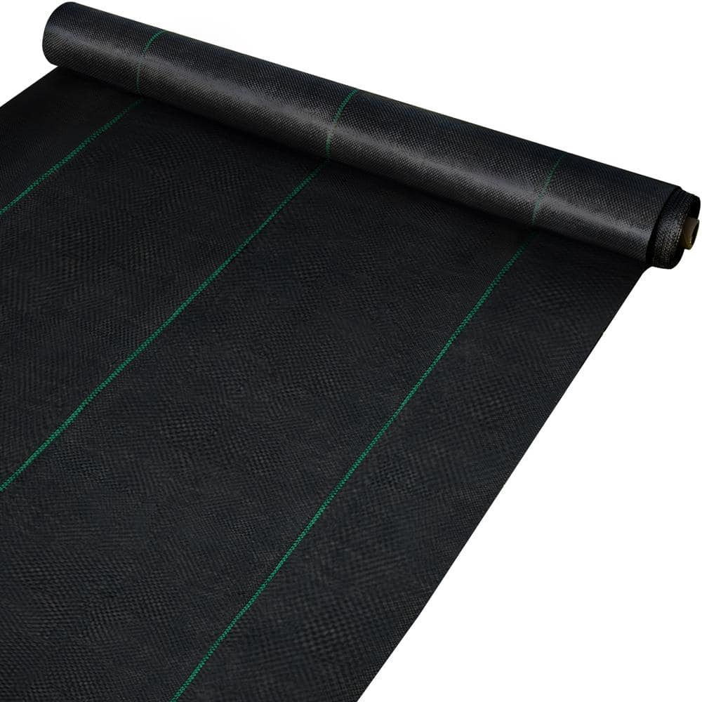 VEVOR 6.5 x 330 ft. Premium Weed Barrier Fabric Heavy Duty 3.2 oz. Woven Weed Control Fabric Geotextile Fabric