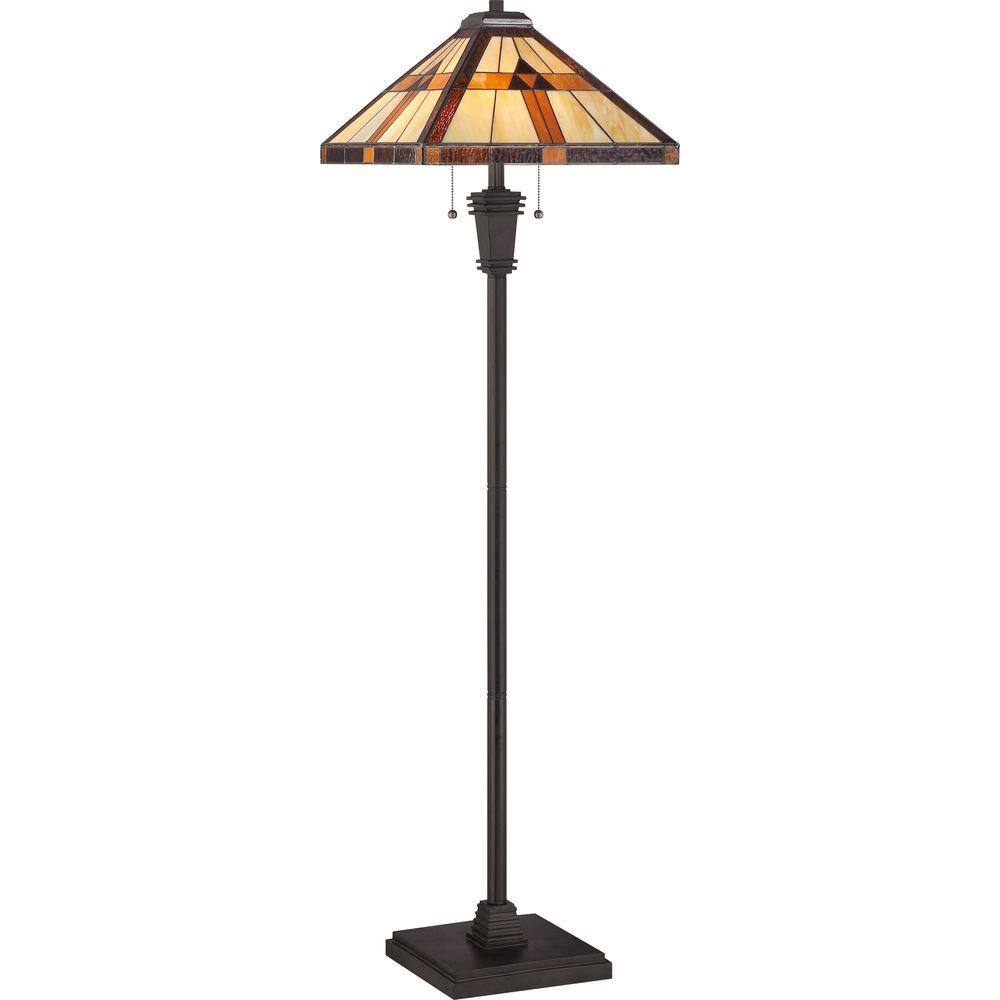 Home Decorators Collection 60 in. Vintage Bronze Floor Lamp 1989000280