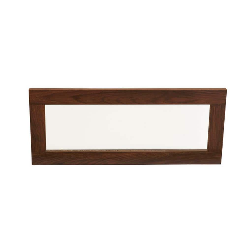 Mid Century Walnut Rectangular Wall Mirror
