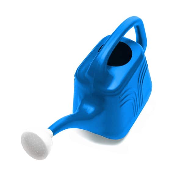Classic 2 Gal. Classic Blue Plastic Watering Can