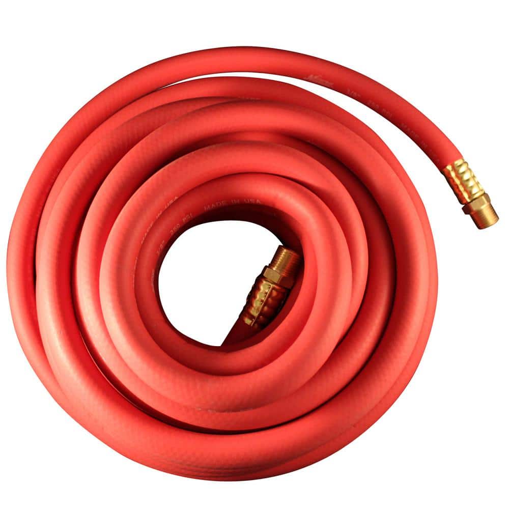 Reviews for Milton 50 ft. 1/2 in. I.D. EPDM Rubber Air Hose Pg 1
