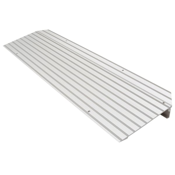 SILVER SPRING 1-3/4 in. High Aluminum Mobility Threshold Ramp for Wheelchairs, Scooters, and Power Chairs-600 lbs. Weight Capacity