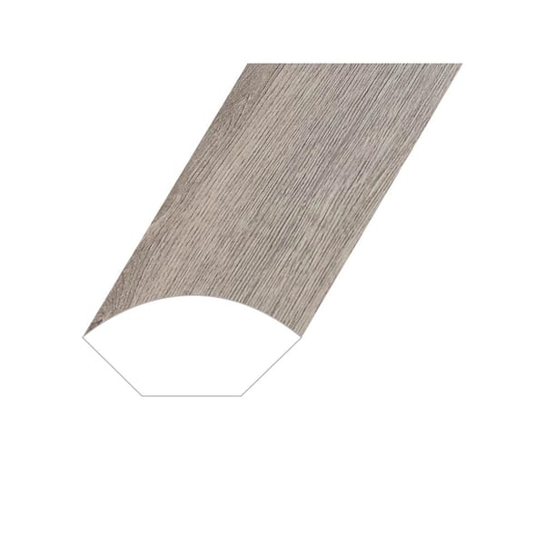 Montserrat Opus Vested Shadow 0.6 in. T x 1 in. W x 94.5 in. L Vinyl Quarter Round Molding