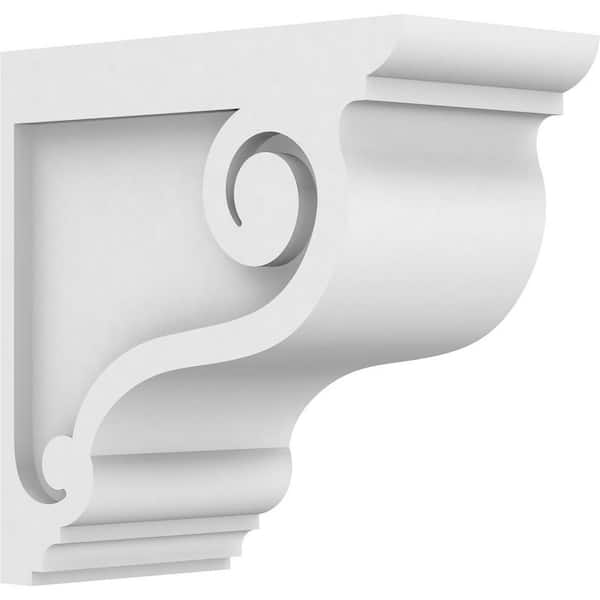 Ekena Millwork Standard 3 in. W x 8 in. H x 8 in. D Signature Urethane Polyurethane Corbel