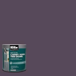 1 qt. #M100-7 Deep Merlot Semi-Gloss Enamel Interior/Exterior Cabinet, Door & Trim Paint