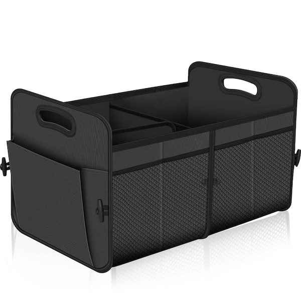 MYWISH 72L Reinforced Car Trunk Organizer with PU Plywood Support