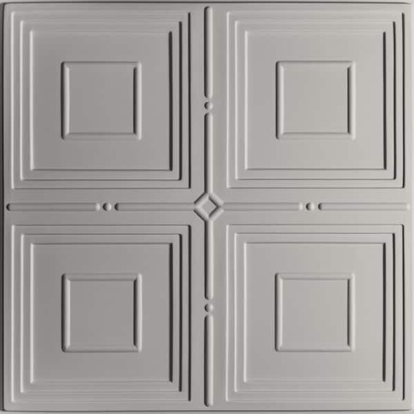 Ceilume Jackson Stone 2 ft. x 2 ft. Lay-in or Glue-up Ceiling Panel (Case of 6)
