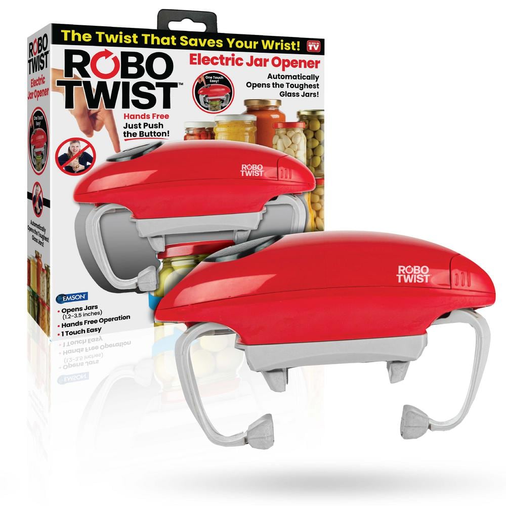 As Seen on TV Robo Twist HandsFree Electric Automatic Jar Opener in